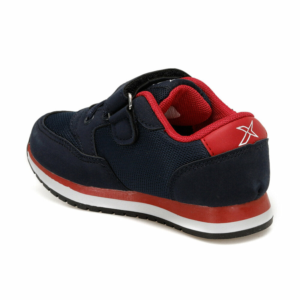 Boy's Navy Blue Red Sneakers