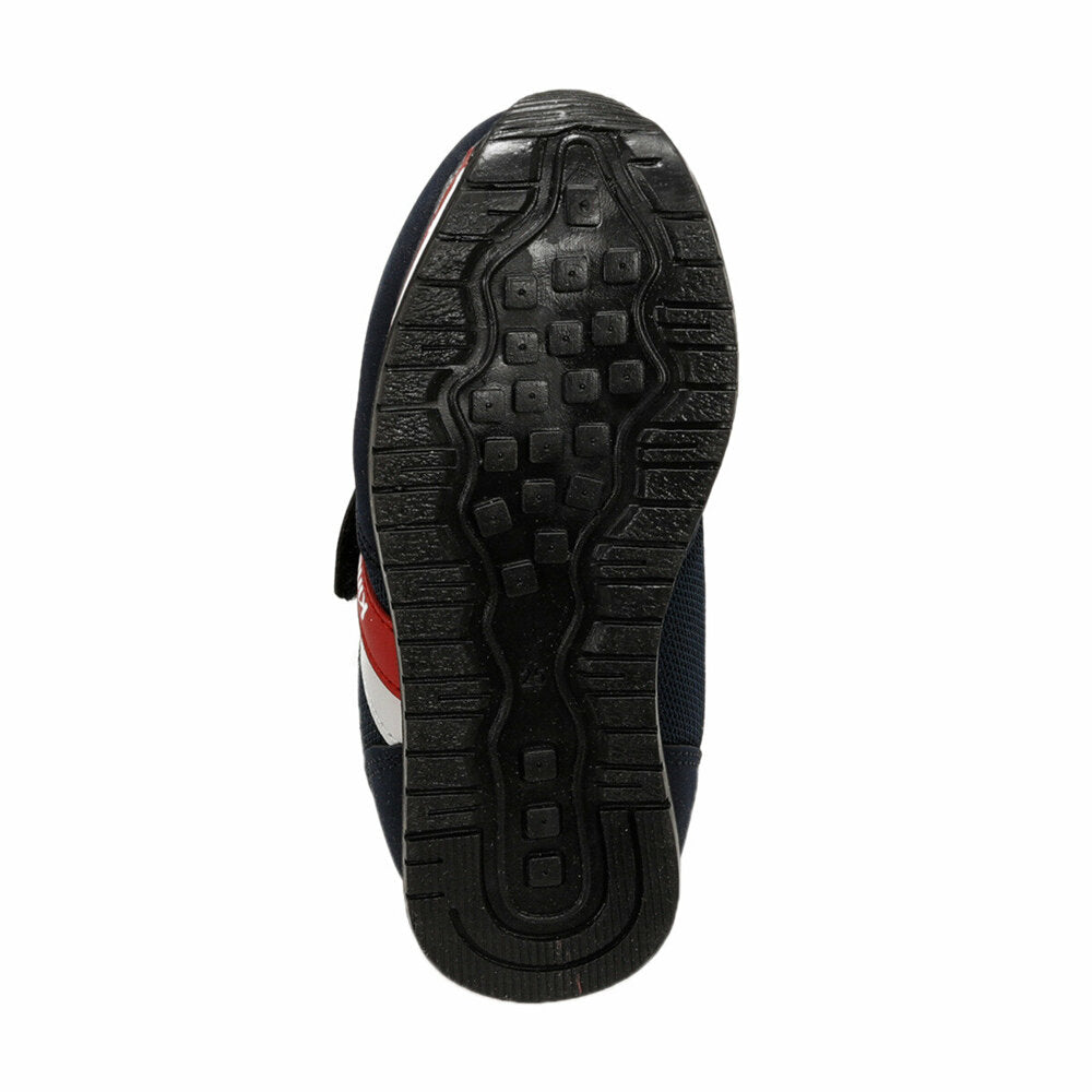 Boy's Navy Blue Red Sneakers