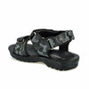 Boy's Camo Pattern Black Sandal