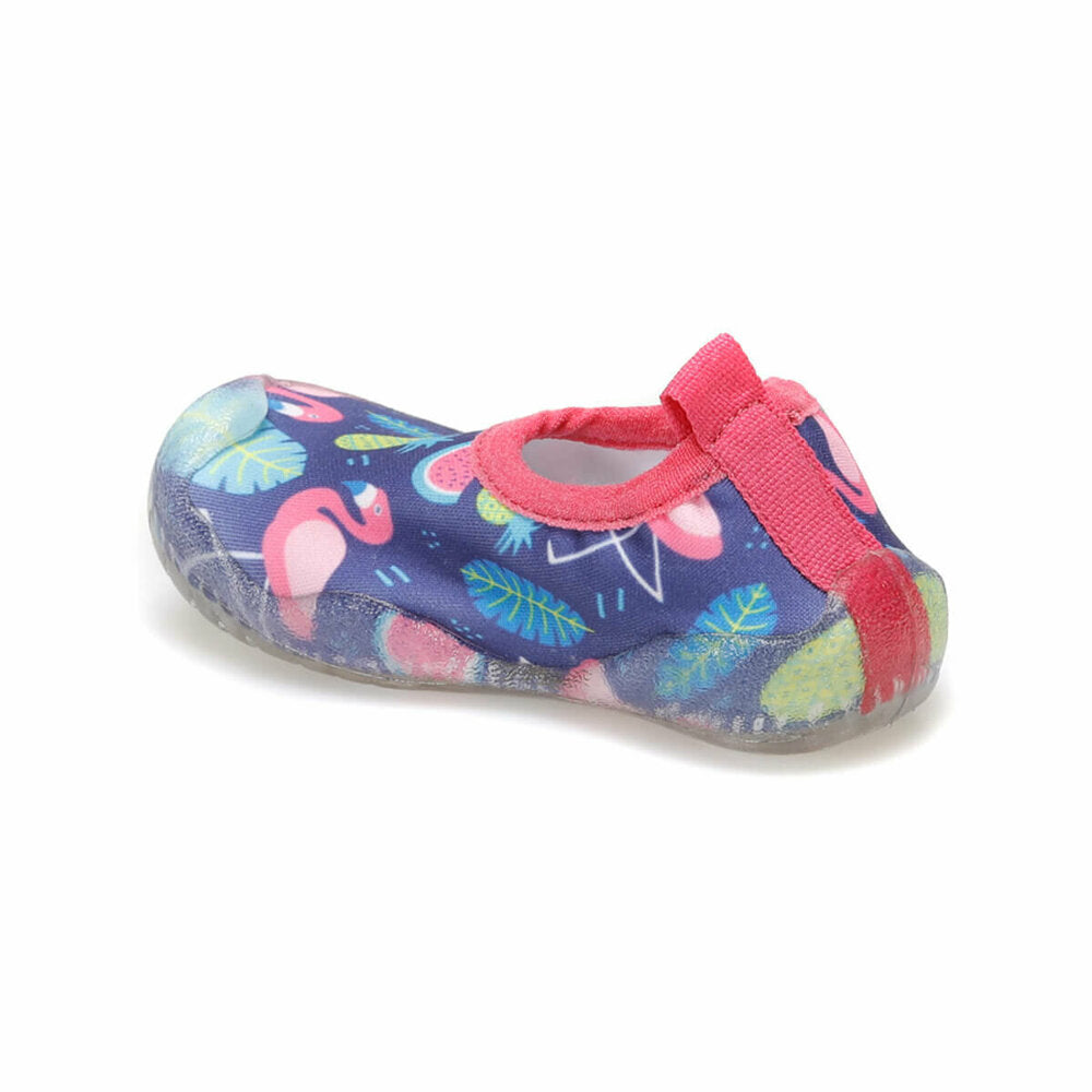 Unisex Kid's Printed Purple Slippers