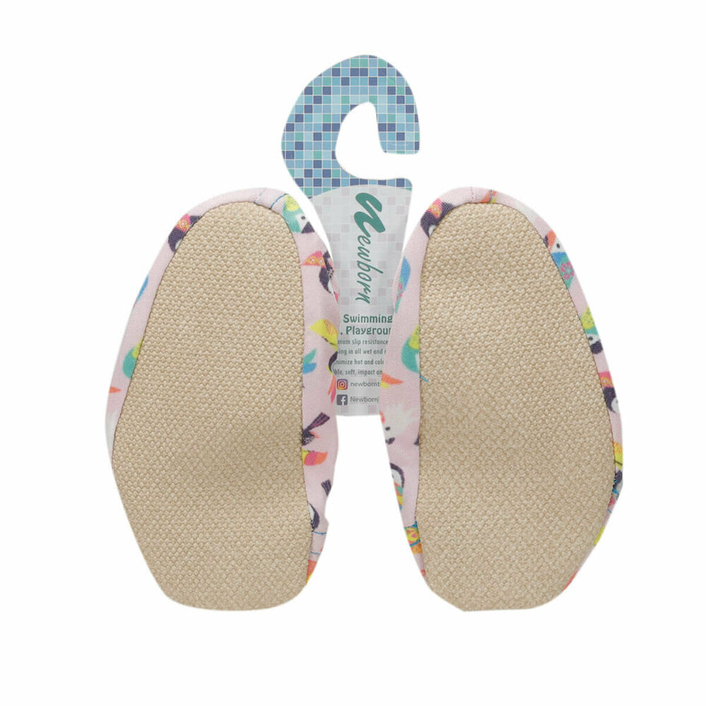 Unisex Kid's Printed Pink Socks