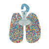Unisex Kid's Printed Turquoise Slippers