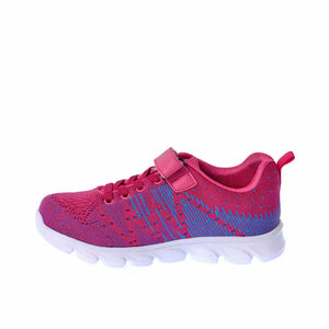 Unisex Kid's Fuchsia Black Sneakers