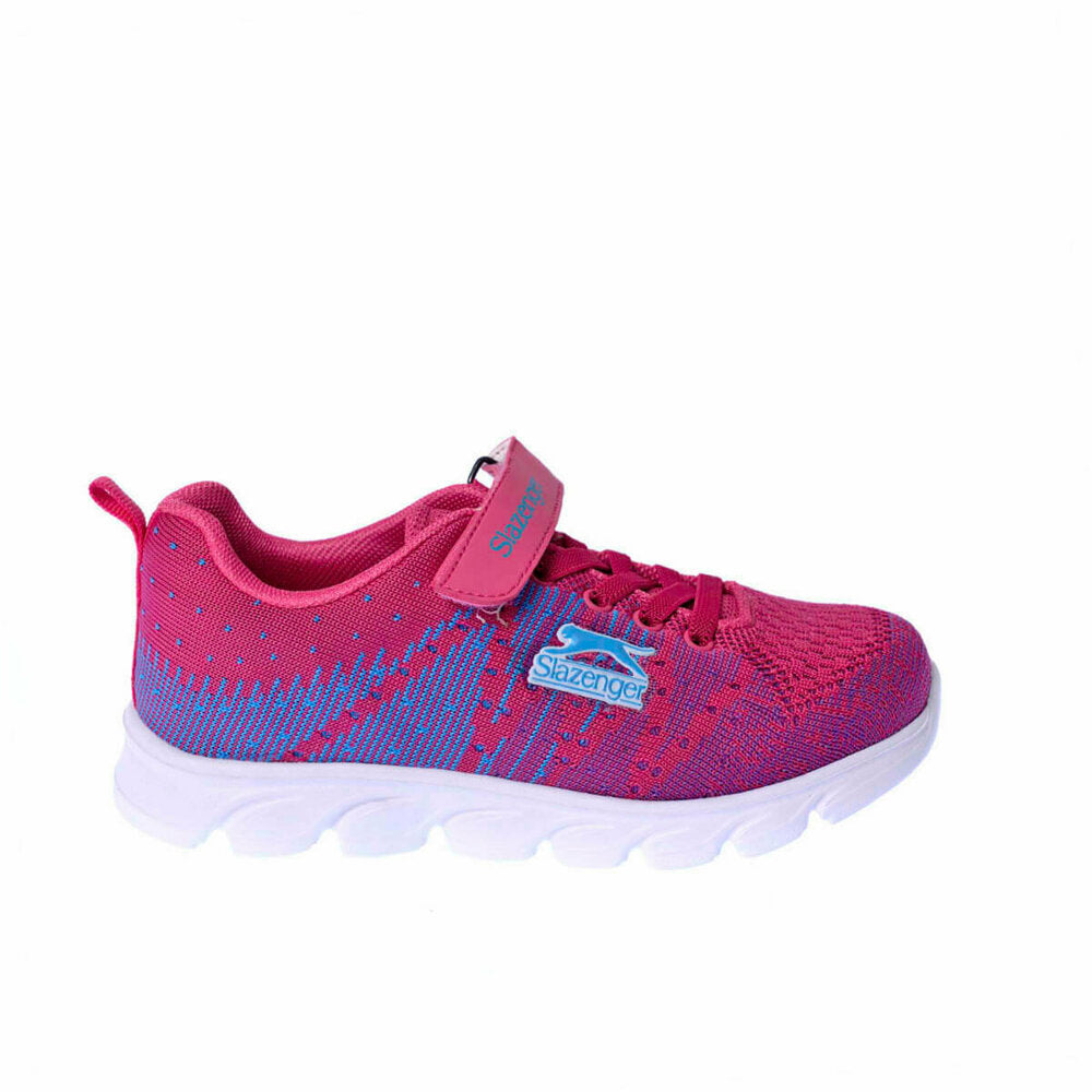 Unisex Kid's Fuchsia Black Sneakers
