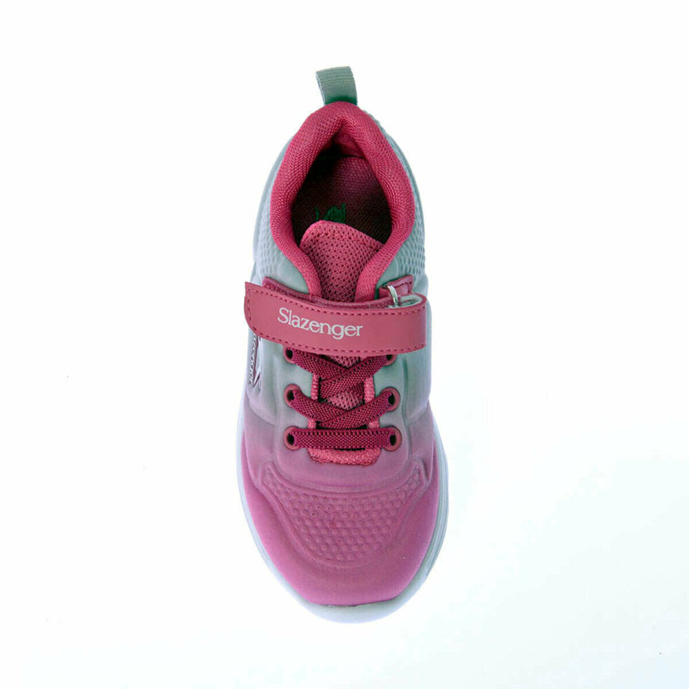 Unisex Kid's Fuchsia Grey Sneakers