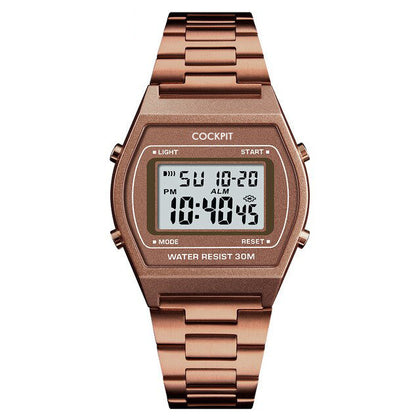 Men's Copper Digital Watch