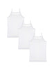 Girl's Cotton Sleeveless Undershirt- 3 Pieces