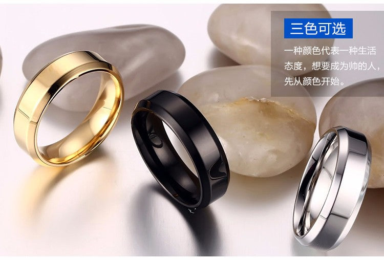 Ring Men Titanium Black