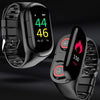 New Design M1 AI Smart Watch Bluetooth Headphone Heart Rate  Monitor Smart Wristband Long Time Standby Fitness Bracelet Fitness new style.The watch is distinctive .Magnetic charging. Fitness