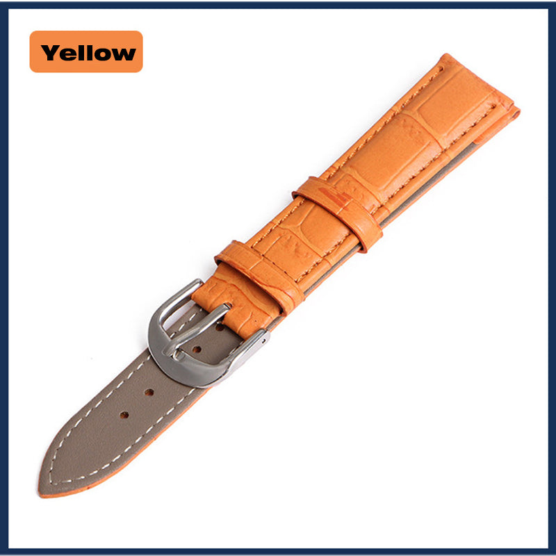 Watch Band Genuine Leather straps 12mm 18mm 20mm 14mm 16mm 19mm  22mm watch High Qualityaccessories men High Quality Brown colors Watch bands weaches