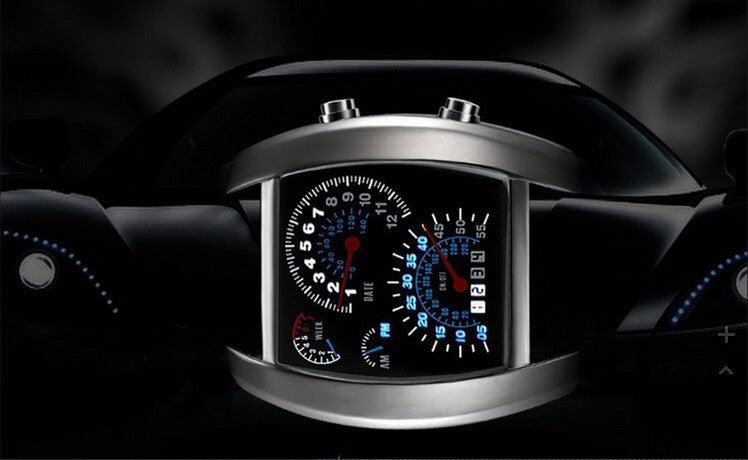 Fashion Men's Watch Unique LED Digital Watch Men Watches i Electronic Sport Watches Men Rubber Clock relogio masculino reloj hombre