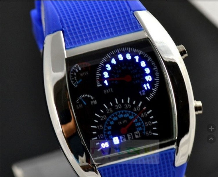 Fashion Men's Watch Unique LED Digital Watch Men Watches i Electronic Sport Watches Men Rubber Clock relogio masculino reloj hombre
