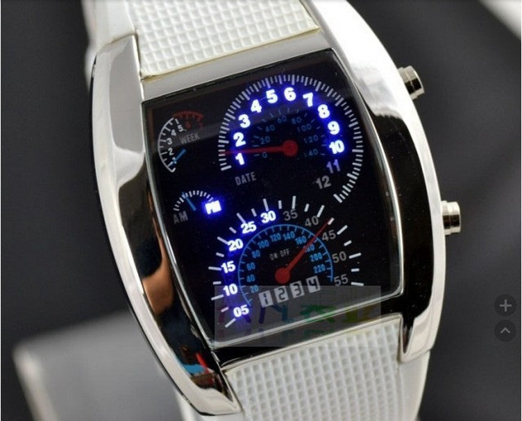 Fashion Men's Watch Unique LED Digital Watch Men Watches i Electronic Sport Watches Men Rubber Clock relogio masculino reloj hombre