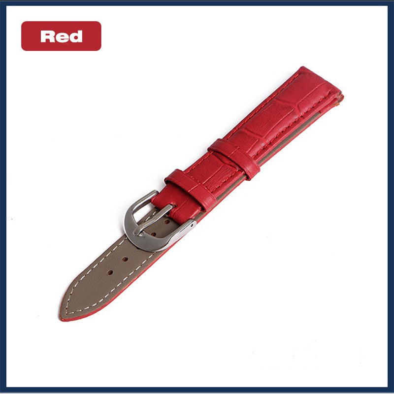Watch Band Genuine Leather straps 12mm 18mm 20mm 14mm 16mm 19mm  22mm watch High Qualityaccessories men High Quality Brown colors Watch bands weaches
