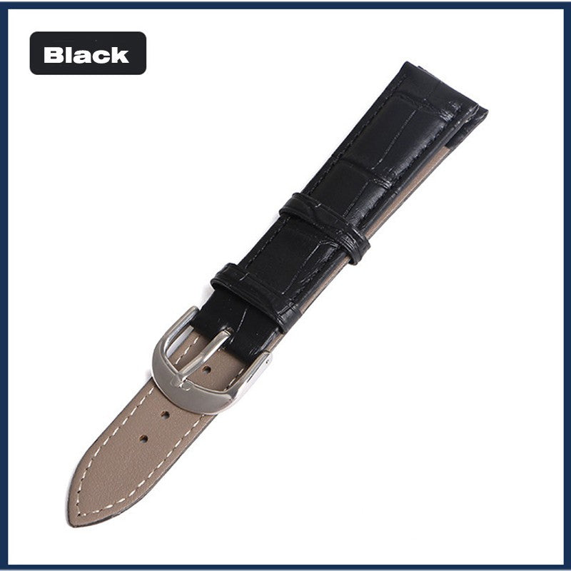Watch Band Genuine Leather straps 12mm 18mm 20mm 14mm 16mm 19mm  22mm watch High Qualityaccessories men High Quality Brown colors Watch bands weaches