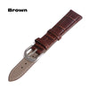 Watch Band Genuine Leather straps 12mm 18mm 20mm 14mm 16mm 19mm  22mm watch High Qualityaccessories men High Quality Brown colors Watch bands weaches