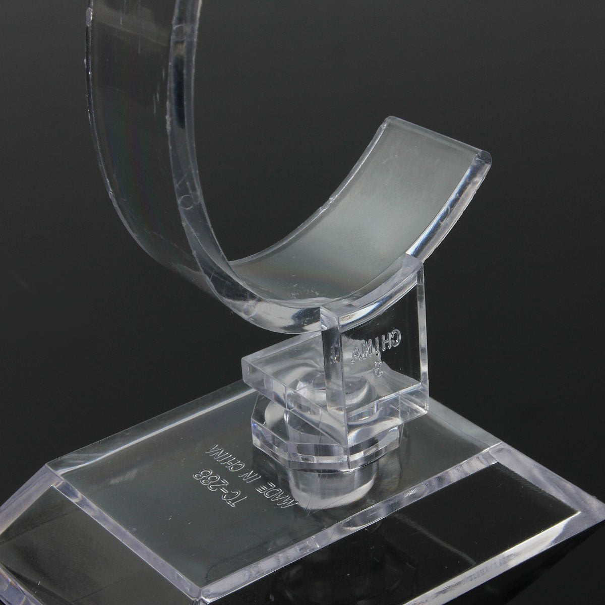 YCYS-1ps Clear acrylic bracelet watch display holder stand rack retail shop showcase top quality