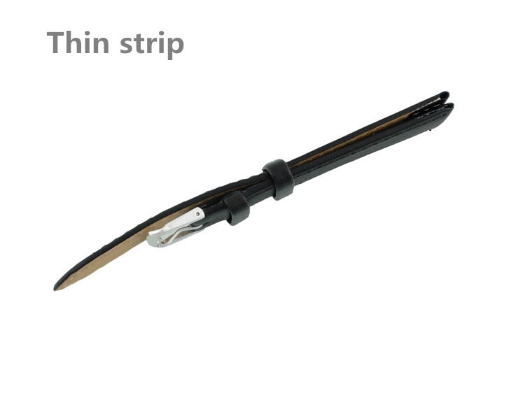 Watch bands Genuine Leather Watch Band Stainless Steel Buckle Clasp watch band leather strap 12,14, 16,18,20,22,24mm