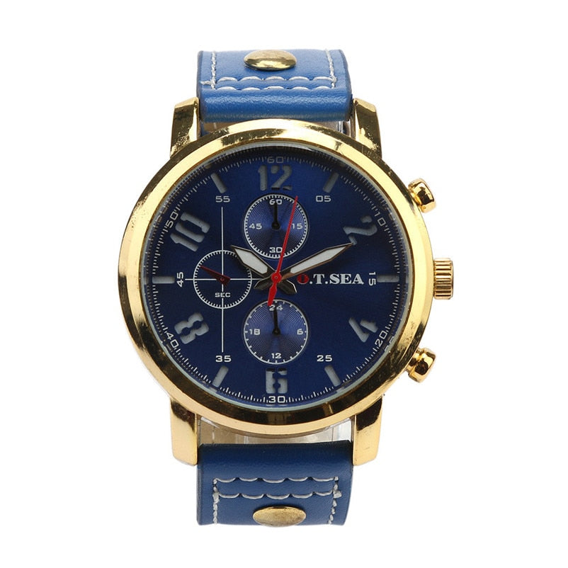 Relogio Masculino Fashion Watches Men Casual Military Sports  Watch Quartz Analog Wrist O.T.SEA Watch Clock Man Hour Heart Gift