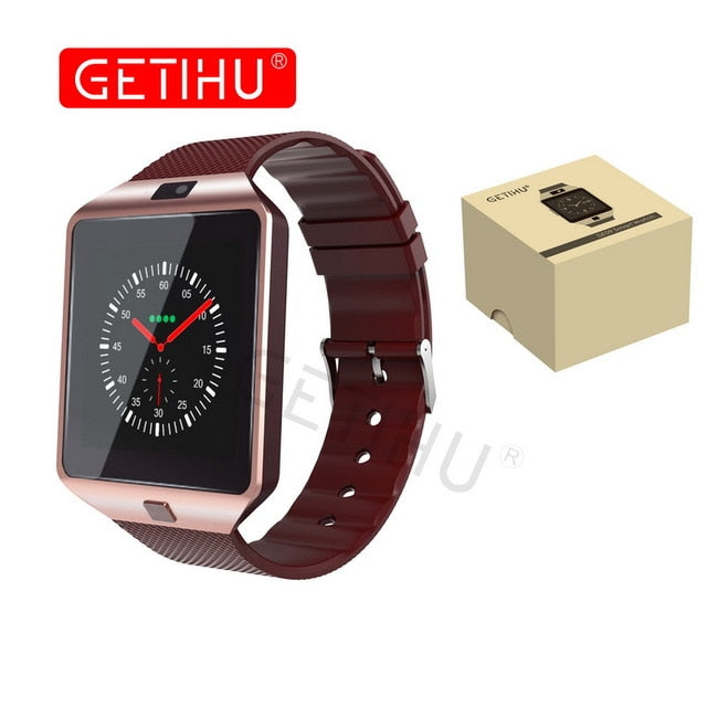GETIHU DZ09  Smart watch Digital Men Watch Apple iPhone in Samsung Android Mobile Phone Bluetooth SIM TF Card Camera