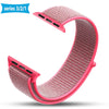 New High Quality Nylon Sport Loop Replacment Band for Apple Watch Series 1 2 3 Lightweight Soft Breathable Woven Strap 38 42mm