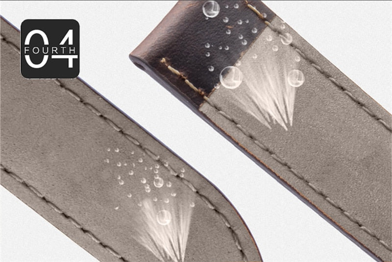 Leather Watchband Men Women Watch Band 22mm 20mm 18mm 16mm 14mm 12mm Wrist Watch Strap On Belt Watchbands Bracelet Metal Buckle