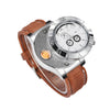 Military USB Charging Lighter Watch Flameless Windproof Cigarette Lighters Rechargeable Electronic light beam TOP Sports Men Watches No Gas 45 carrera watches