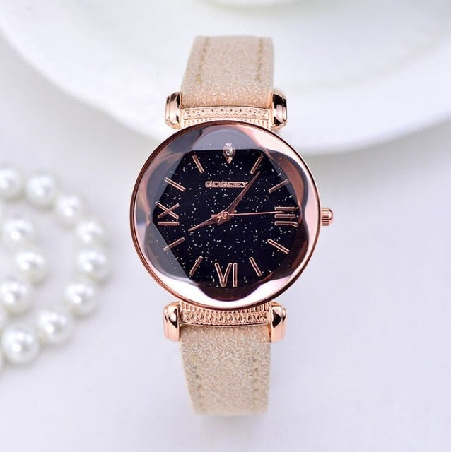 Clothes Style Brand Rose Gold Watches Women ladies casual dress quartz Watches Women watches online