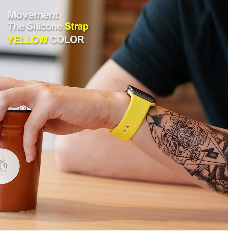 Soft Silicone  weaches Replacement Sport Band For 38mm Apple Watch Series1 2 42mm Wrist Bracelet Strap For i Watch Sports Edition weaches