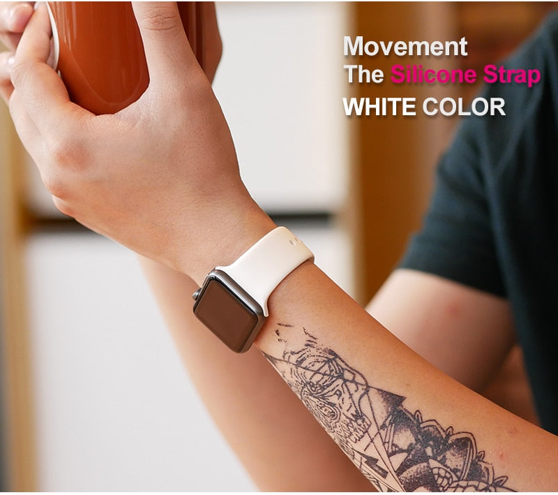 Soft Silicone  weaches Replacement Sport Band For 38mm Apple Watch Series1 2 42mm Wrist Bracelet Strap For i Watch Sports Edition weaches