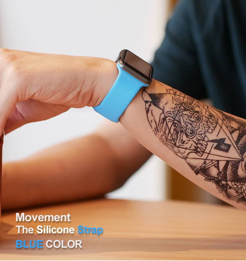 Soft Silicone  weaches Replacement Sport Band For 38mm Apple Watch Series1 2 42mm Wrist Bracelet Strap For i Watch Sports Edition weaches