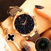 Ladies Watch  New Casual Fashion Quartz Watch Starry Sky Multicolor Leather Wristwatch Simple Designer watches  Women Clock GOOD