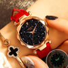 Ladies Watch  New Casual Fashion Quartz Watch Starry Sky Multicolor Leather Wristwatch Simple Designer watches  Women Clock GOOD