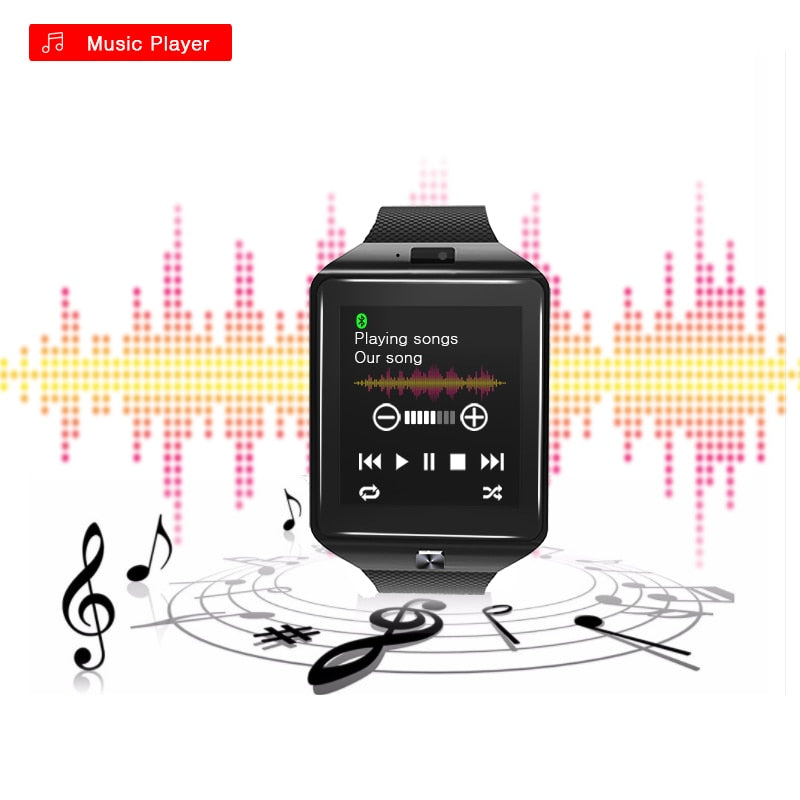 GETIHU DZ09  Smart watch Digital Men Watch Apple iPhone in Samsung Android Mobile Phone Bluetooth SIM TF Card Camera