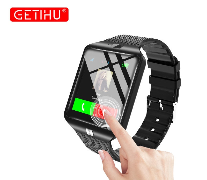 GETIHU DZ09  Smart watch Digital Men Watch Apple iPhone in Samsung Android Mobile Phone Bluetooth SIM TF Card Camera