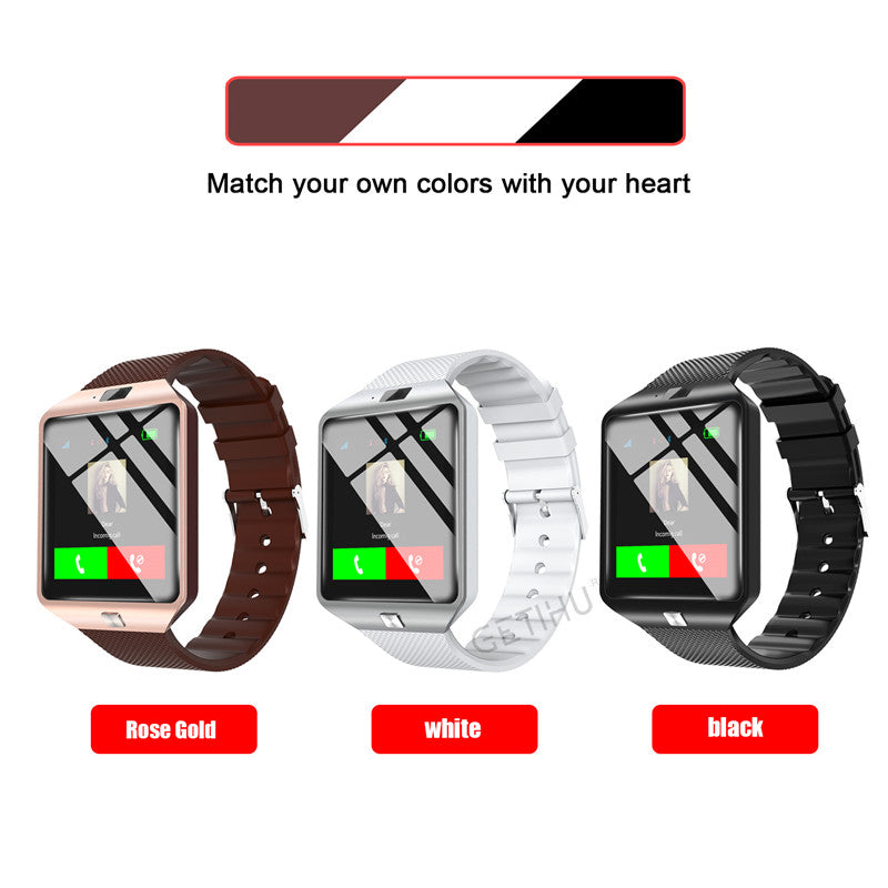 GETIHU DZ09  Smart watch Digital Men Watch Apple iPhone in Samsung Android Mobile Phone Bluetooth SIM TF Card Camera