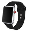 Silicone band for Apple Watch 38mm 42mm 40mm 44mm Replacement Sport Strap Rubber Wristband for iwatch series 4 3 2 1 watch band