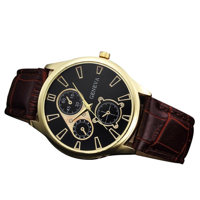 Luxury Brand Watches Quartz Clock Fashion Leather  Watch  Sports watches Classic Watches Brands
