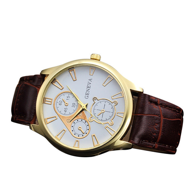 Luxury Brand Watches Quartz Clock Fashion Leather  Watch  Sports watches Classic Watches Brands