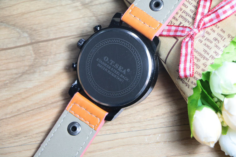 Relogio Masculino Fashion Watches Men Casual Military Sports  Watch Quartz Analog Wrist O.T.SEA Watch Clock Man Hour Heart Gift