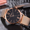 Rose Gold Sliver Mesh Stainless Steel Dail Watches Women Top Brand Luxury Casual Clock Top  Ladies Wrist Watch woman watches  Band width